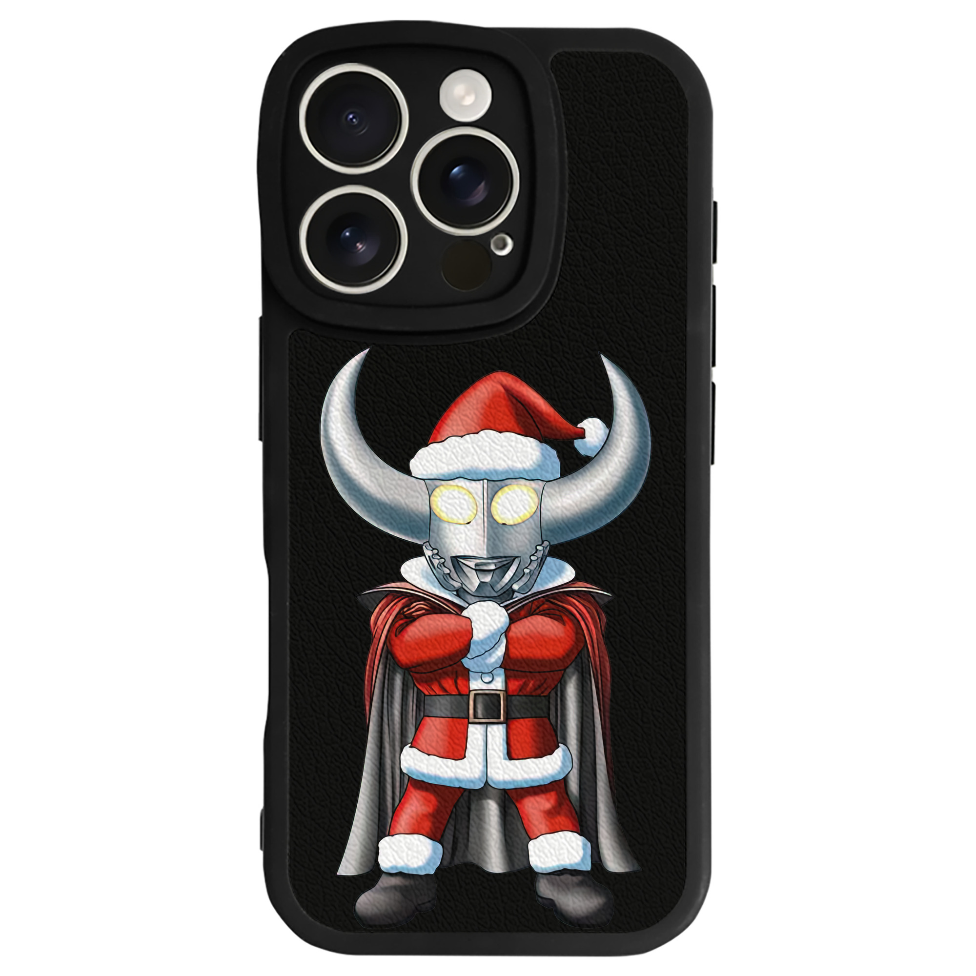 （画像用） ウルトラマン Ultraman 【iPhone 16シリーズ対応】シリコンスマホケース（レザー調） 材質：シリコン